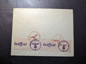 1944 France Cover Dijon RP to Saint Helier Jersey British Channel Islands