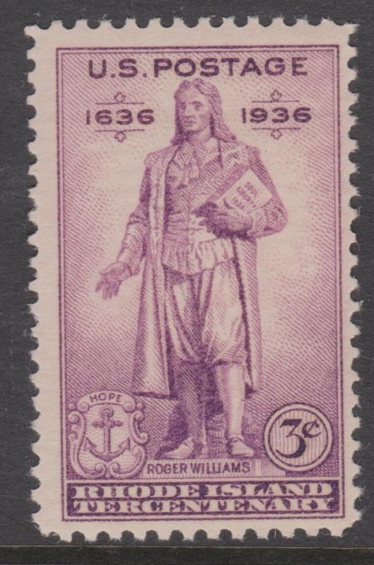 1936 Rhode Island 3c Sc#777 MNH