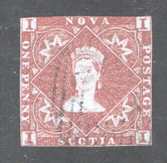 NOVA SCOTIA #1, F/VF, Used.  CV 500.00   ....   4590001