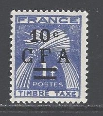 Reunion Sc # J36 mint never hinged (BBC)