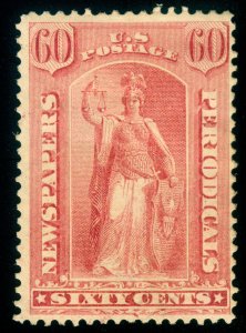 momen: US Stamps #PR67 RED Newspaper Mint OG H LOT #70850