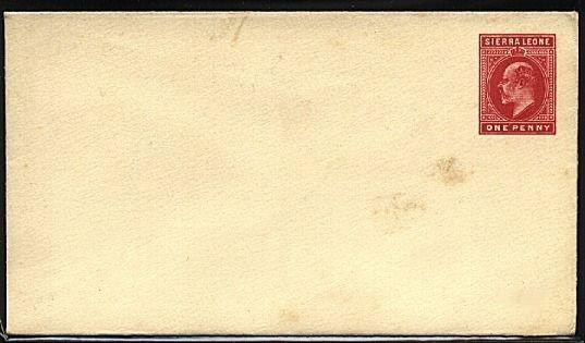 SIERRA LEONE EVII 1d envelope unused.......................................19374