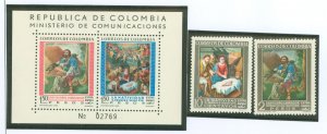Colombia #C388/C439-C440 Mint (NH) Souvenir Sheet