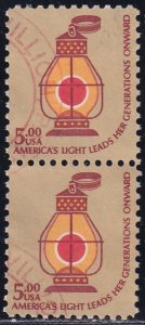 USA 1978 Sc 1612 Lantern Vertical Pair Stamp Used