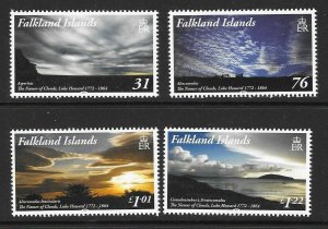 FALKLAND ISLANDS SG1334/7 2015 CLOUDS MNH