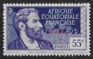 FRENCH EQUATORIAL AFRICA SC# 99  FVF/MOG  1940