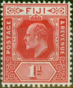 Fiji 1906 1d Red SG119 Fine & Fresh MM