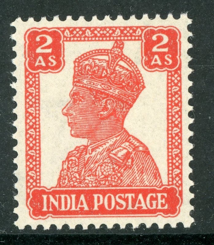 India 1941 KGVI Classic 2 Annas Scarlet Scott #173 Mint I206