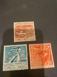 Mexico sc 777-779 MNH comp set