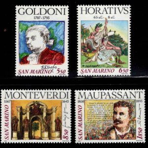 San Marino Scott 1286-1289 MNH**  stamp  set