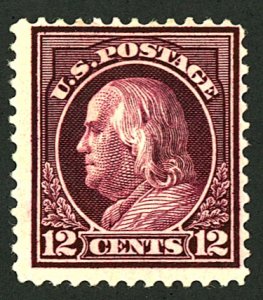 U.S. #417 MINT-VF OG LH