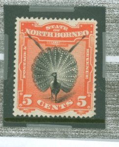 North Borneo #62v Unused Single