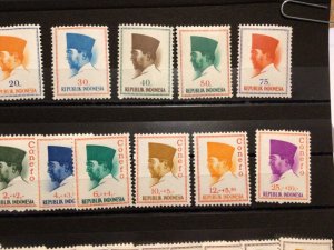 Indonesia  Republic President Sukarno 1964-1966 mnh stamps for collecting A9965