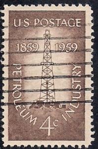 1134 4 cent Petroleum Industry Centennial VF used