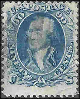72a Used... PSE Certificate... SCV $650.00... Pale Blue