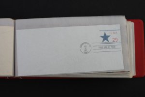 US Stamp Collection Stock Book 100 Postal Cards, Stationary, Mint, FDC, Slogan