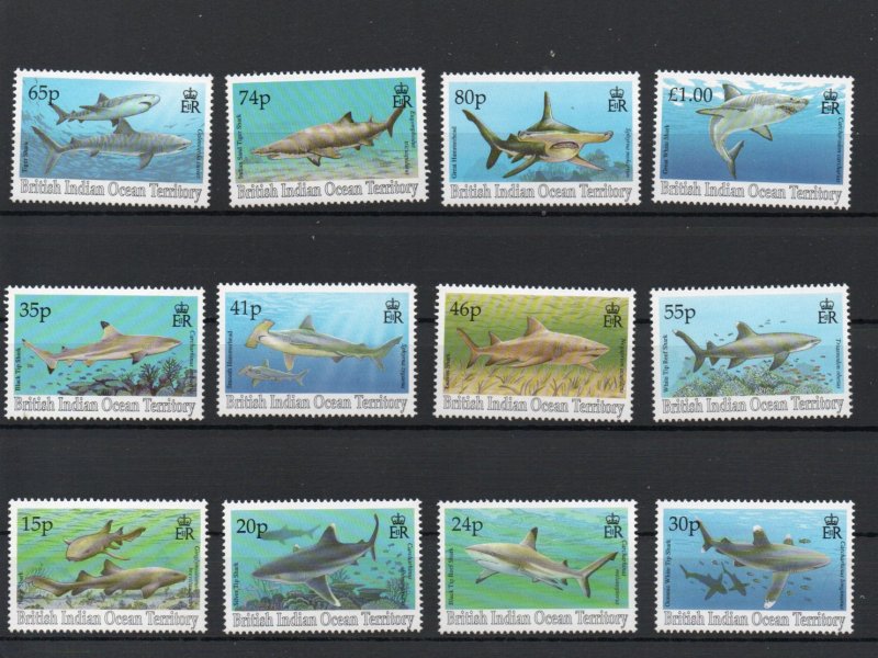 British Indian Ocean Territory 151-162 MNH