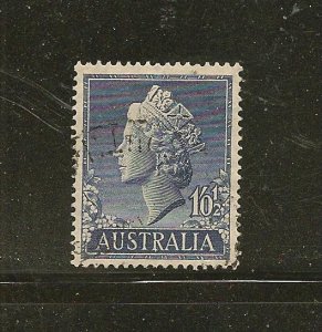 Australia SC#279 QEII 1sh1/2p Used