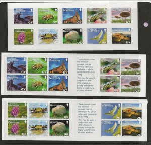 GB - GUERNSEY Sc 925+925K-L NH issue of 2007 - SHEET OF 10+2 BOOKLETS - ANIMALS 