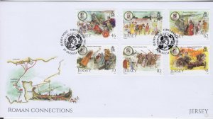 Jersey 2014, 'Roman Connections Set of 6 . on FDC