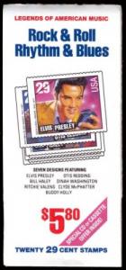 US Scott # 2737a - b  BK204 29¢ Music Legends Booklet