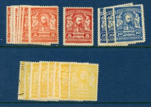 VENEZUELA SCOTT #245-7 PRES CIPRIANO CASTRO LOT OF STAMPS MNH MN & USED AS SHOWN