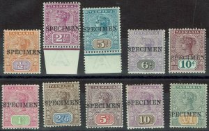 TASMANIA 1892 QV TABLET SPECIMEN SET */**