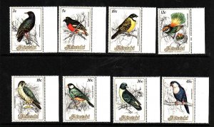 Aitutaki-Sc#323//331-eight unused NH Birds-1984-