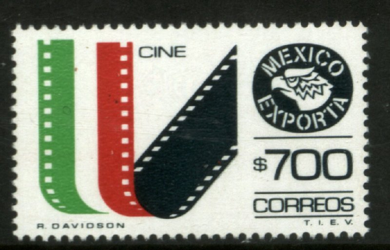 MEXICO Exporta 1498, $700P Movies Fosfo Paper 8. MINT, NH. VF.