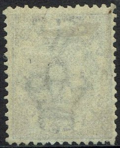 VICTORIA 1867 QV LAUREATE 6D WMK V/CROWN SG W19 PERF 12.5 