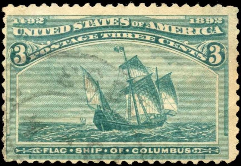 U. S. Scott #232 Used - Graded FR/G (LA01-0010-01-03)