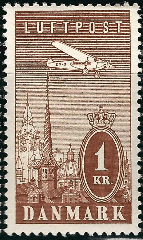 Denmark Sc C10 F-VF Mint OG...Grab a Bargain!