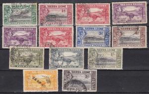 Sierra Leone # 173-182, Definitives, Used