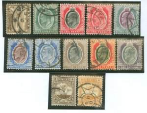 Malta #29-33/35-39/41-43 Used Single