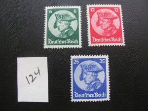 Germany 1933 MNH SC 398-401 SET  VF/XF 320 EUROS (124)