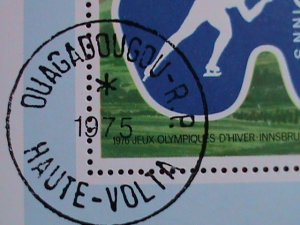 UPPER VOLTER-1975-WINTER OLYMPIC GAMES- INSBURUCK'76 CTO S/S VERY FINE