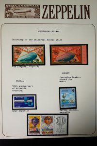 Worldwide All Mint Graf Zeppelin Stamp Collection