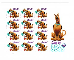 Sc5299 Scooby Doo MNH Sheet of 12