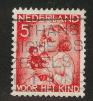 Netherlands Scott B74 used 1934 semi-postal