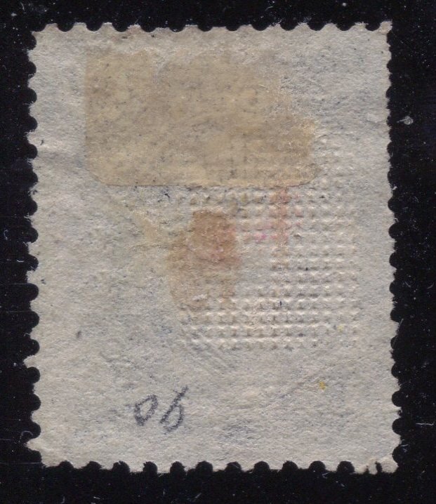 Sc #90 Black 12¢ Washington  E Grill