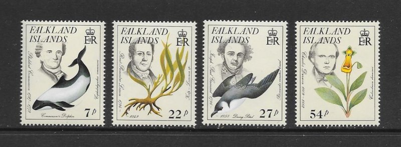 FALKLAND ISLANDS #433-6  NATURALISTS  MNH