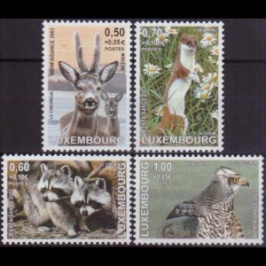 LUXEMBOURG 2003 - Scott# B436-9 Fauna Set of 4 NH