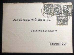 1941 Groningen Netherlands Commercial Postcard Cover