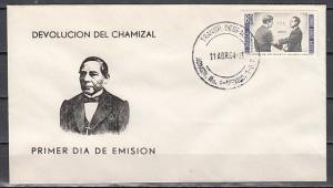 Mexico, Scott cat. C282. Pres. J. Kennedy & Mexico`s Pres. First day cover. ^