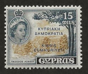 CYPRUS SC# 187   FVF/MNH