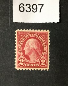 MOMEN: US STAMPS  #554 MINT OG NH  LOT #6397