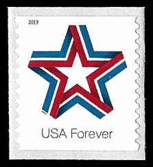 PCBstamps   US #5362 {55c}Star Ribbon, coil, MNH, (11)