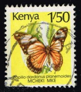 Kenya #430A Butterfly; Used