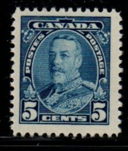 Canada Sc 221 1935 5 c George V stamp mint NH