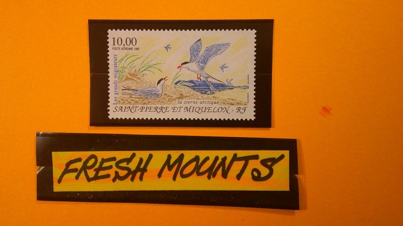 St. Pierre & Miquelon 1995 Birds Airmail Scott# C71 Mint XF NH CPL